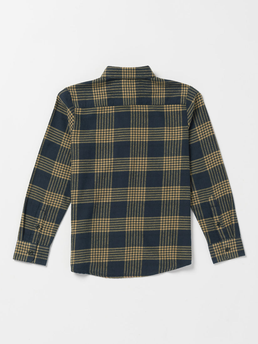 CADEN PLAID LS (C0532303_NVY) [B]