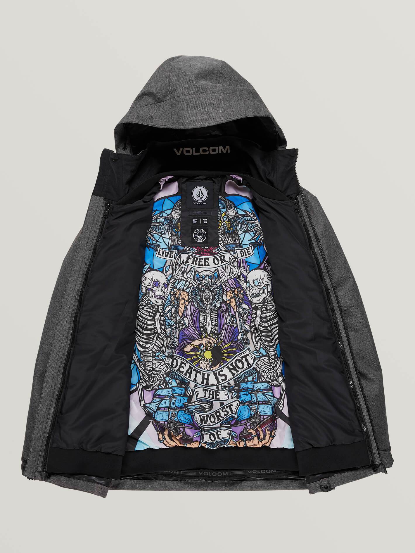 Mens Pat Moore 3-In-1 Jacket - Black | Volcom France