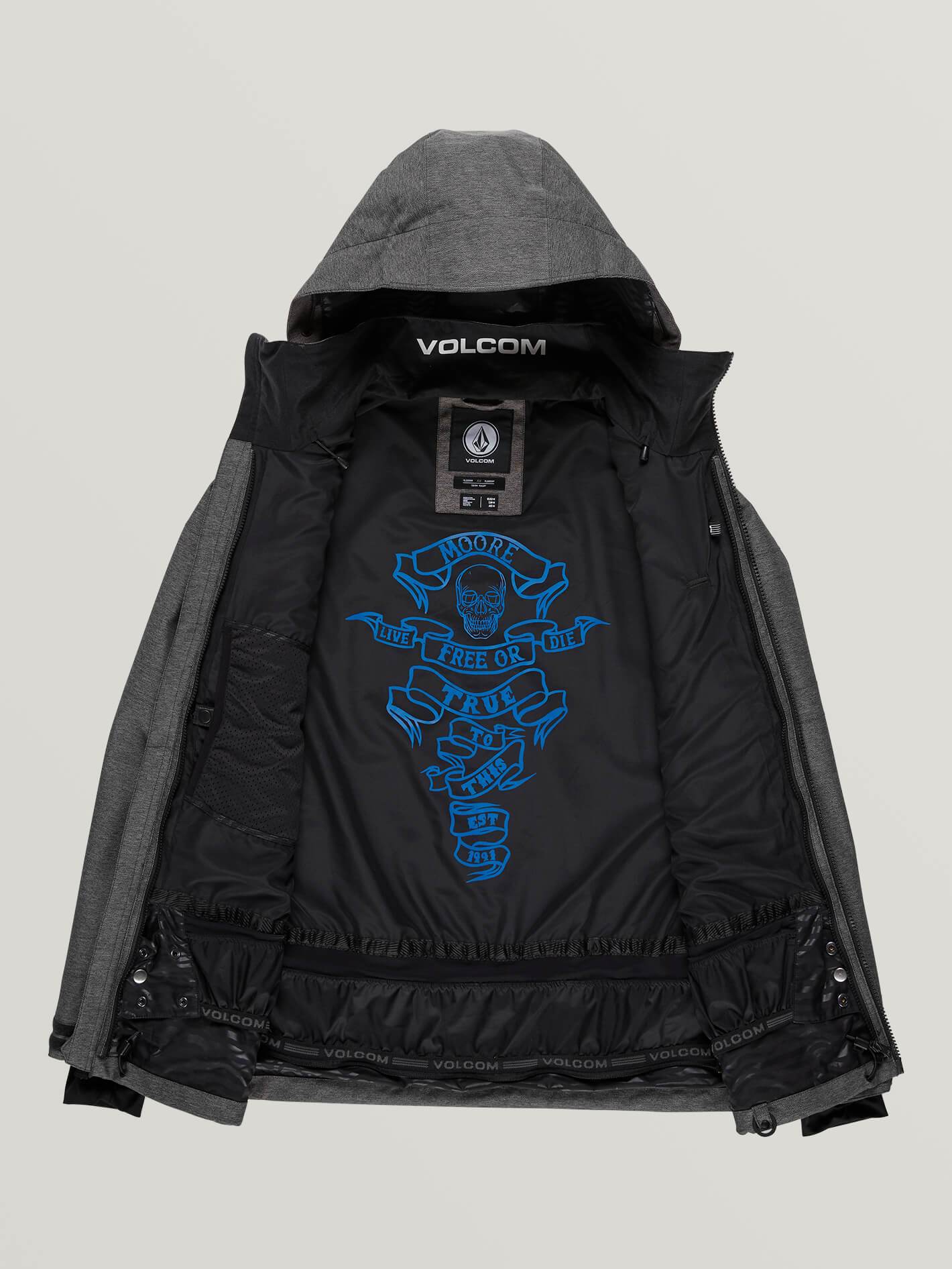 Mens Pat Moore 3-In-1 Jacket - Black | Volcom France