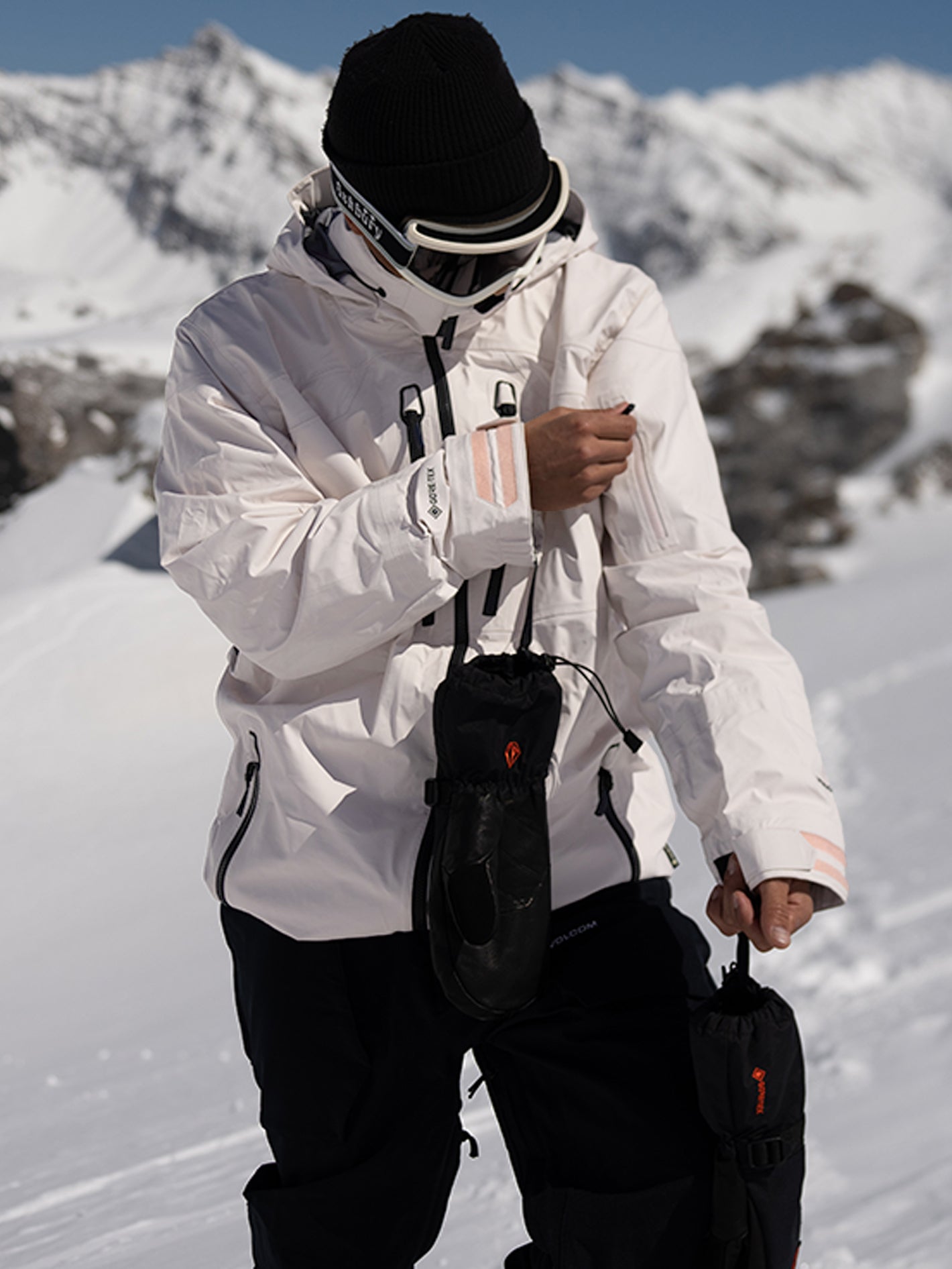 スノーボード 21-22 VOLCOM GUCH STRETCHGORE JACKET DTK Veste de Snow Ski pour homme Stone Stretch Gore-Tex - Khaki