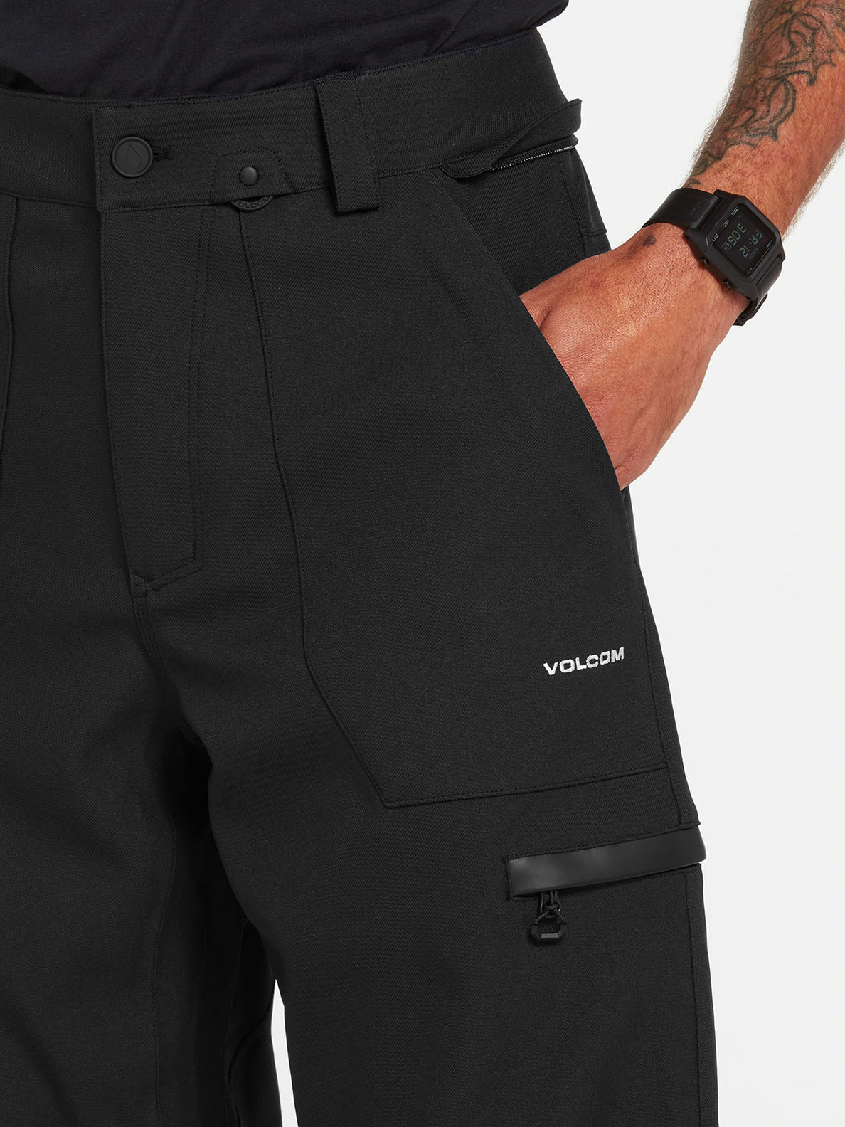 V-Line Trousers - BLACK (G1352207_BLK) [22]