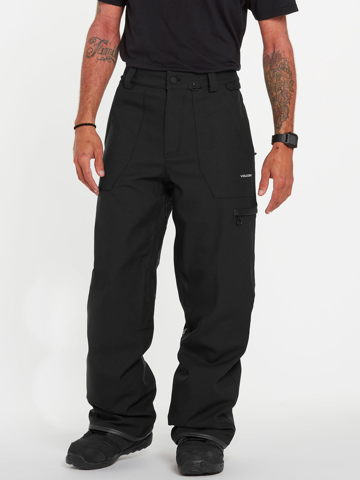 V-Line Trousers - BLACK (G1352207_BLK) [4]
