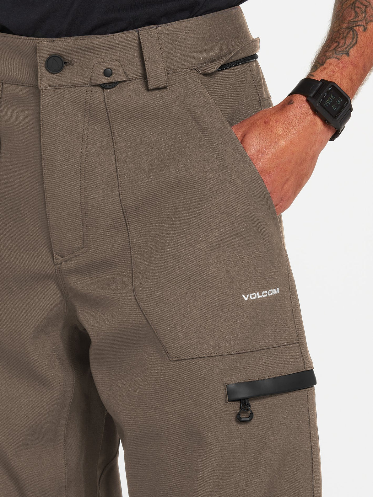 V-Line Trousers - DARK TEAK (G1352207_DTK) [22]