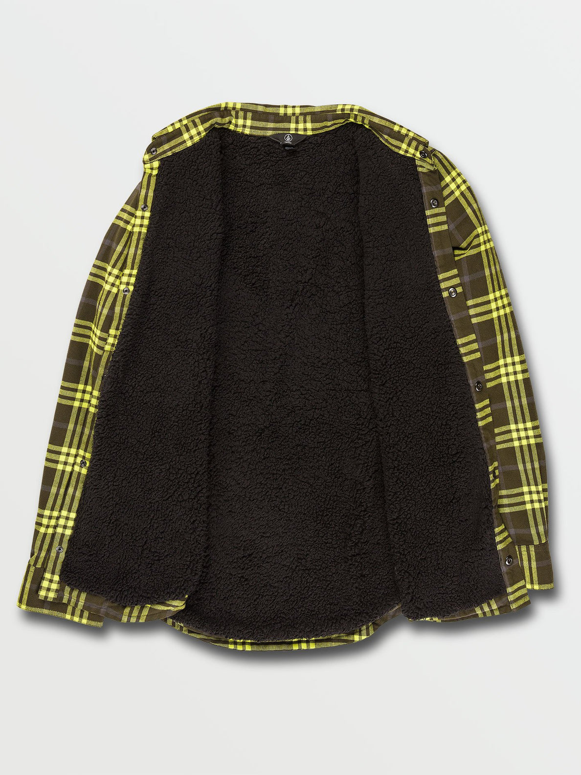 Sherpa Flannel Jacket - BLACK GREEN (G1552200_BGR) [1]