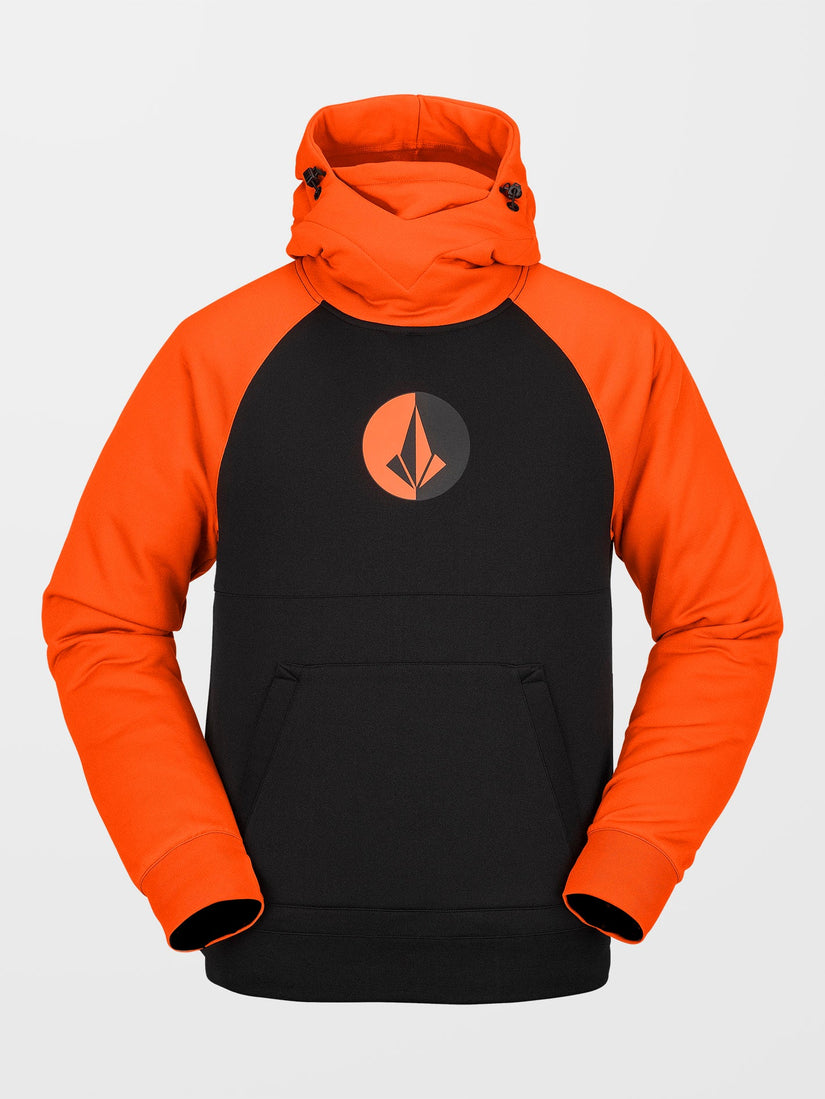 Sweat à capuche Hydro Riding - Orange Shock
