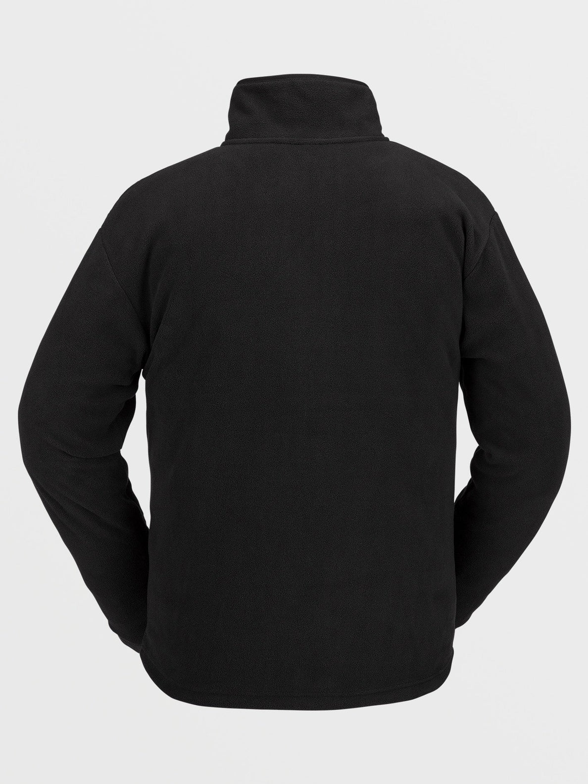 Polar Mock 1/2 Zip Sweatshirt - BLACK (G4152405_BLK) [B]