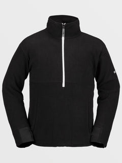 Polar Mock 1/2 Zip Sweatshirt - BLACK (G4152405_BLK) [F]