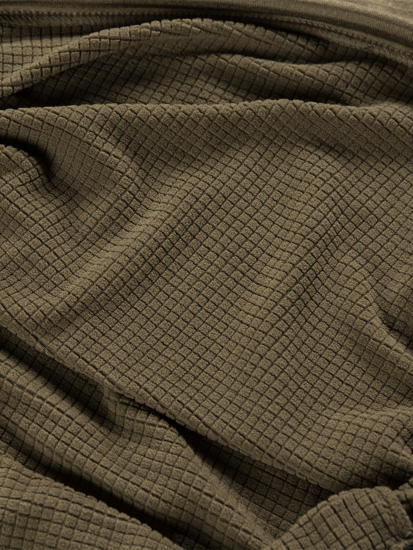 WAFFLE BACKED CREW FLEECE (G4652300_DTK) [3]