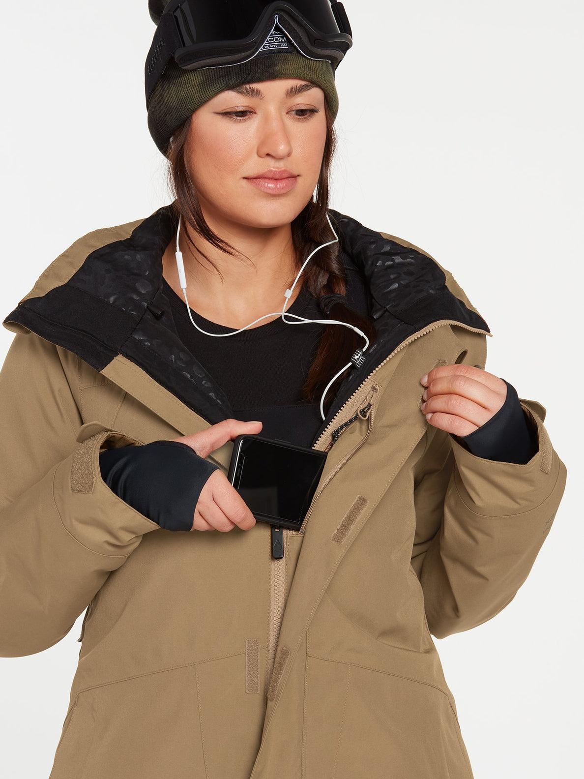 Ell Insulated Gore-Tex Jacket - COFFEE (H0452203_COF) [36]