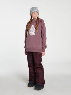 Youth Riding Fleece Hoodie - ROSEWOOD - (KIDS) (I4152200_ROS) [5]
