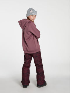 Youth Riding Fleece Hoodie - ROSEWOOD - (KIDS) (I4152200_ROS) [6]