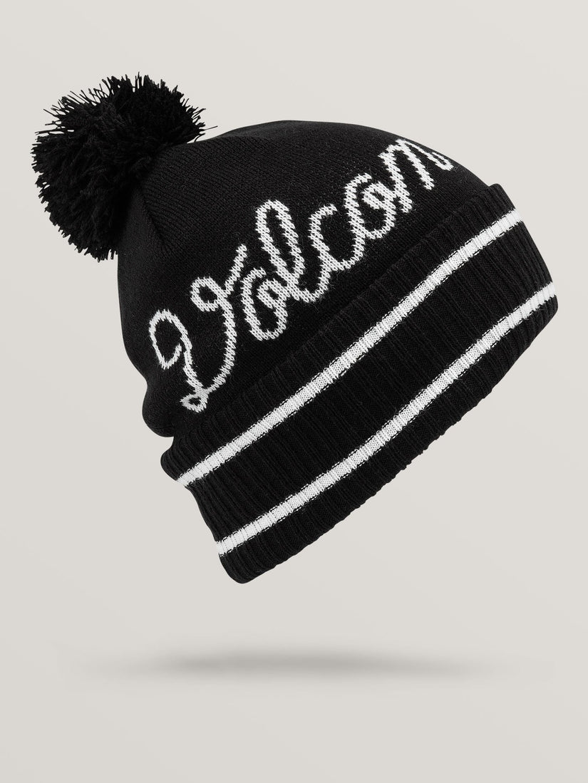 SCRIPT BEANIE (K5852005_BLK) [B]