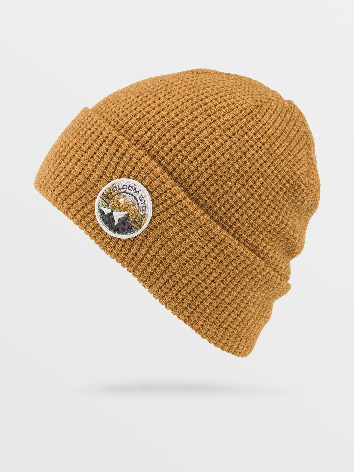 Waffle Patch Beanie - RESIN GOLD (K5852206_RSG) [F]