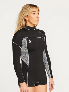2Mm Long Sleeve Chest Zip Wetsuit - BLACK (O9512308_BLK) [1]