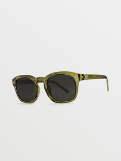 Earth Tripper Green Sunglasses (Gray Polar Lens) - GREEN (VE03706002_GRN) [F]
