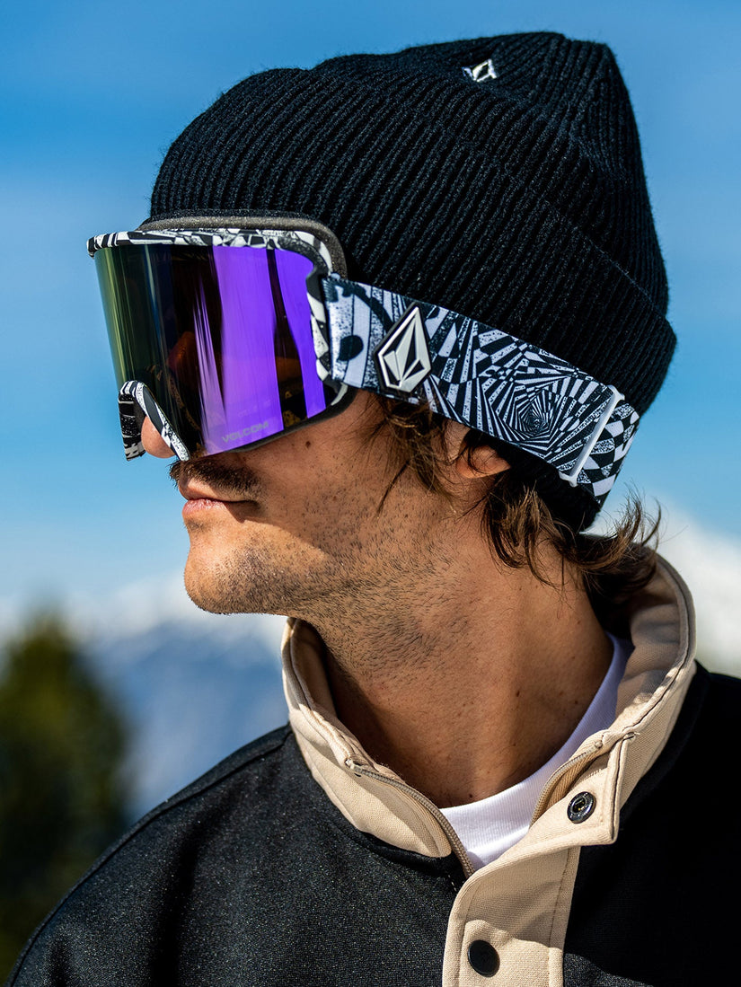 Garden Op Art Goggle (+ Bonus Lens - Yellow) - PURPLE CHROME (VG0123512_PPCH) [102]