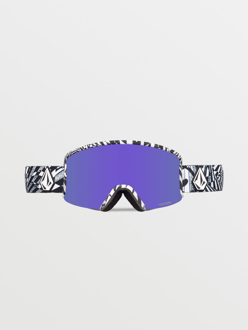Garden Op Art Goggle (+ Bonus Lens - Yellow) - PURPLE CHROME (VG0123512_PPCH) [B]
